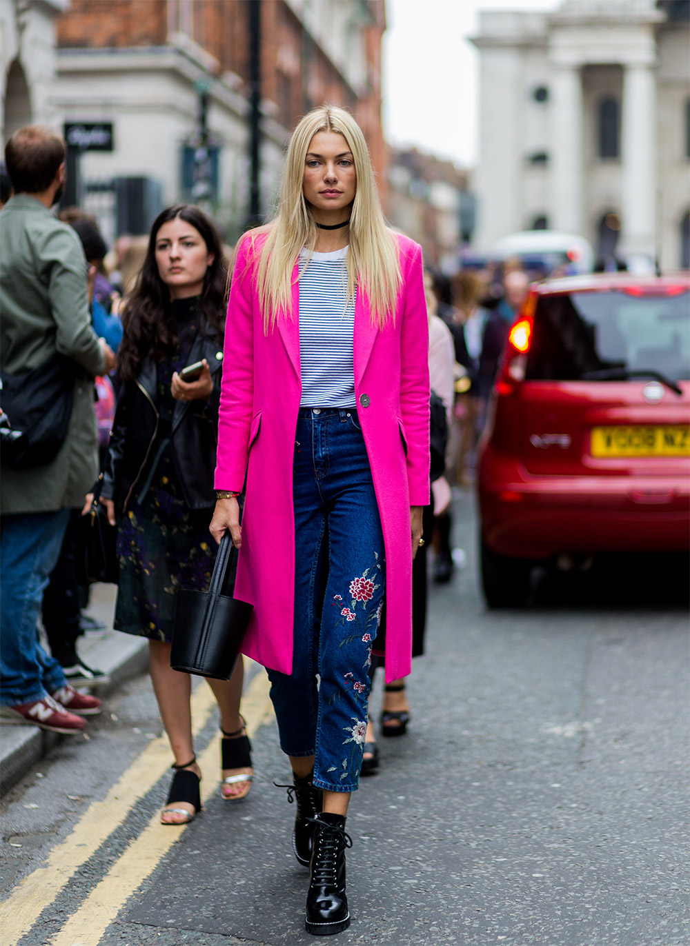 jeans with prints