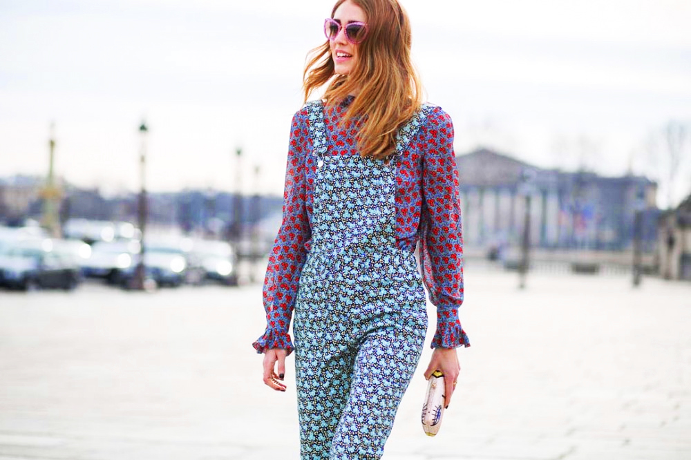 Printed jumpsuit outfit