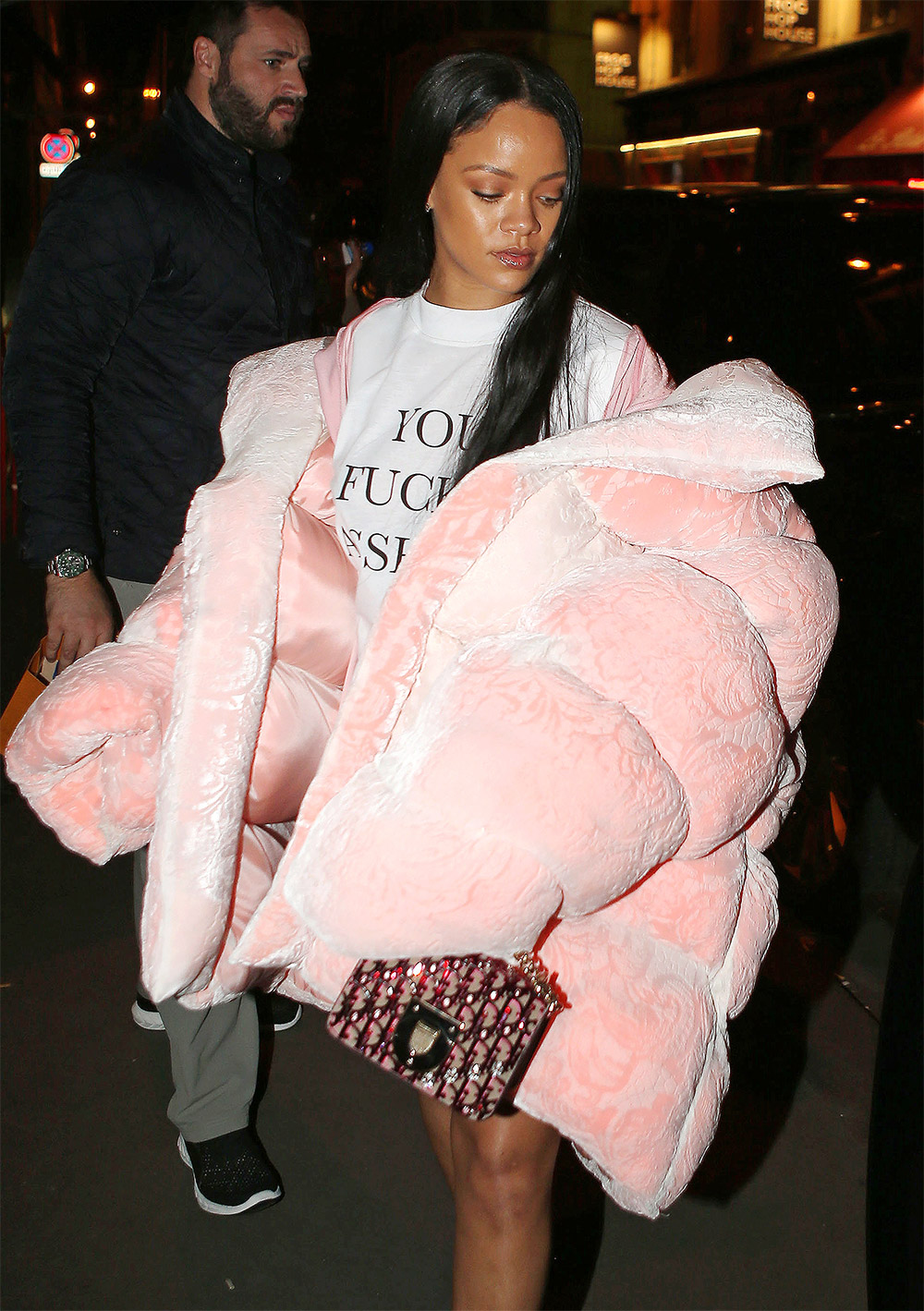 Rihanna cosy coats outfit