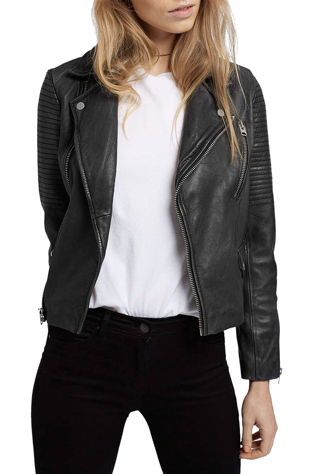 leather jacket daily outfit