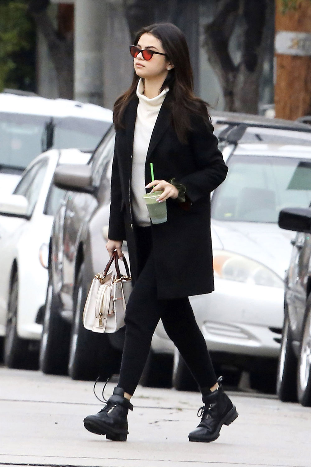 selena gomez turtleneck outfit