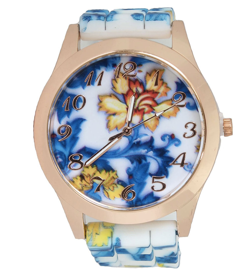 floral accessories watch