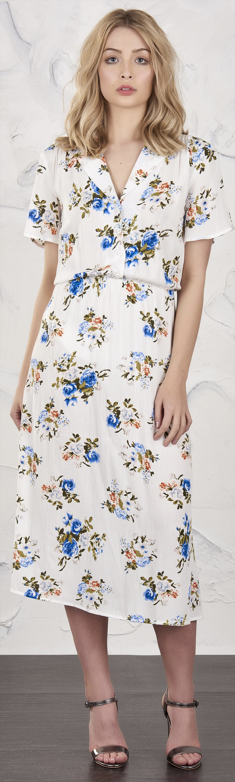 midi floral dress