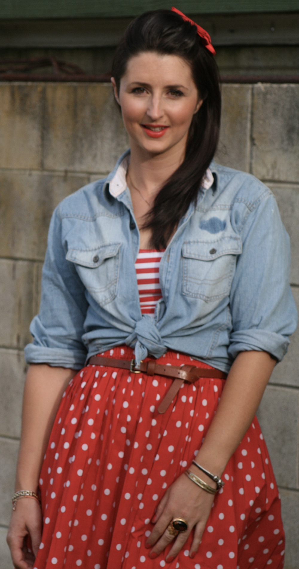 red skirt