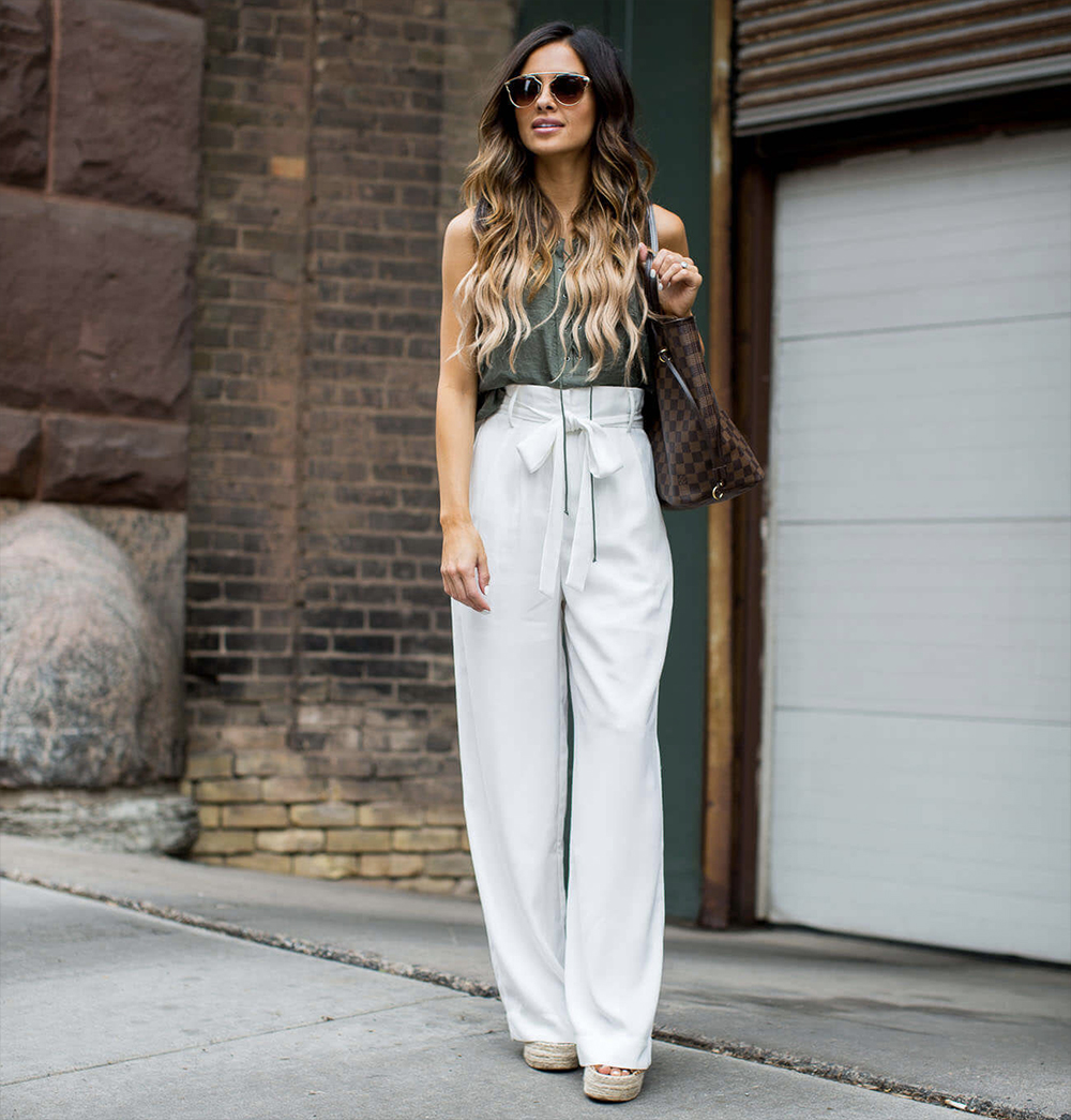 wide leg trousers