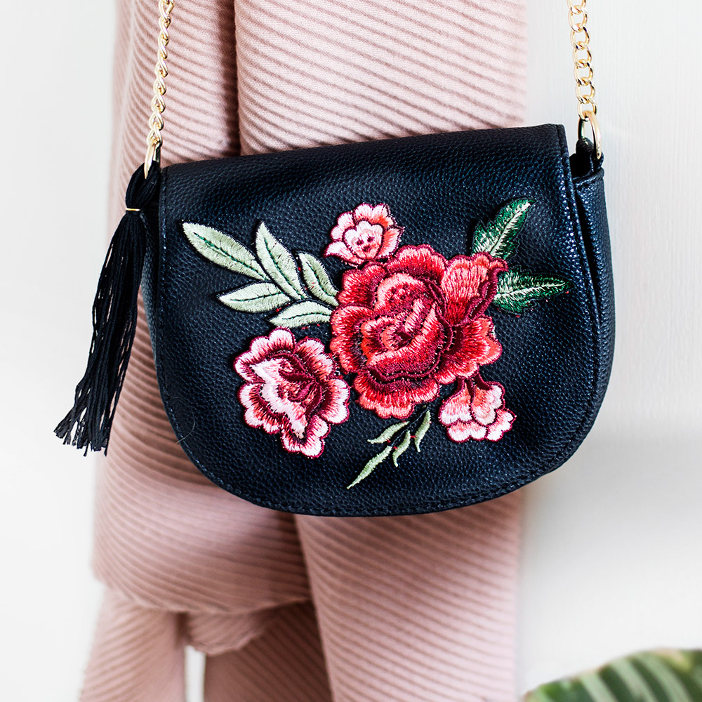 embroidery mini bags
