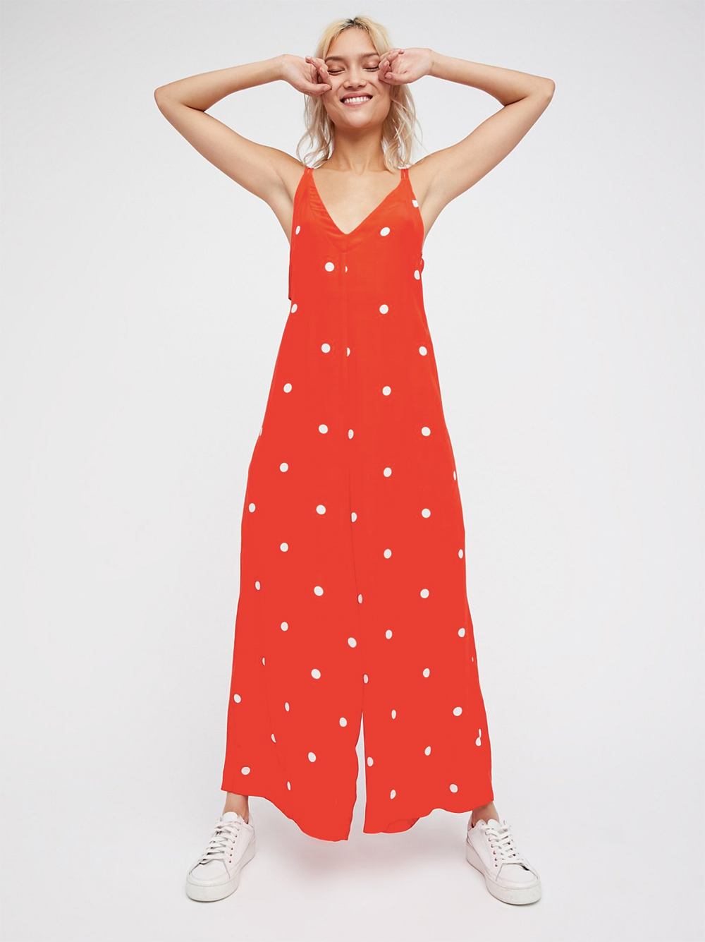 polka dress outfit