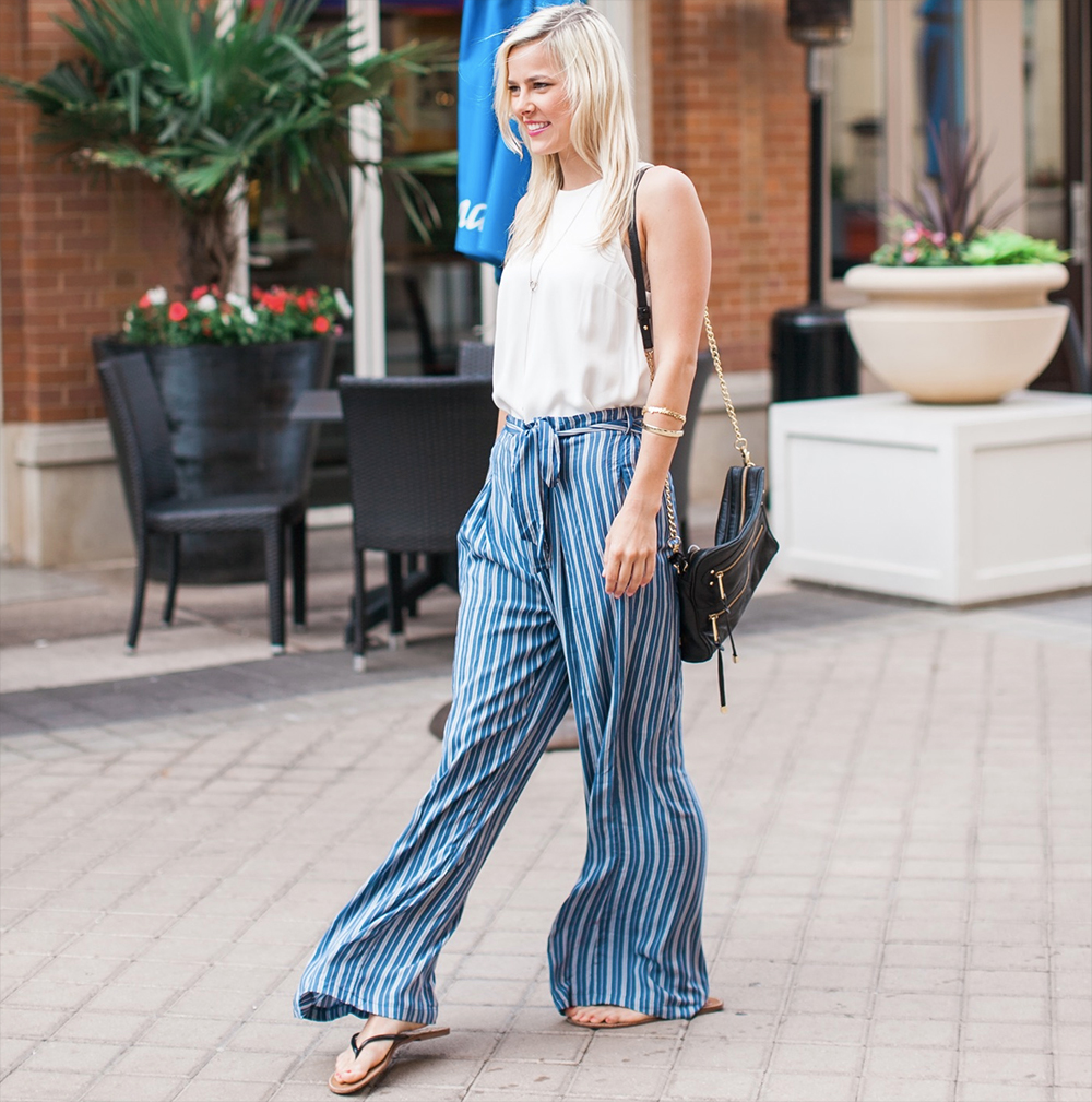 striped pants