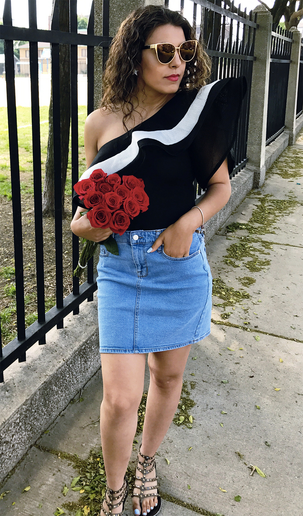 denim skirt