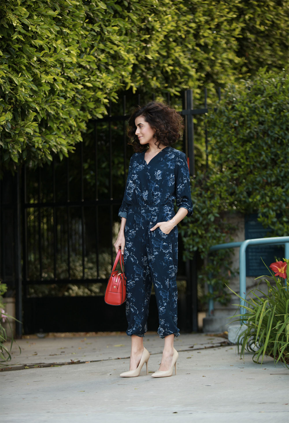 floral jumpsuit