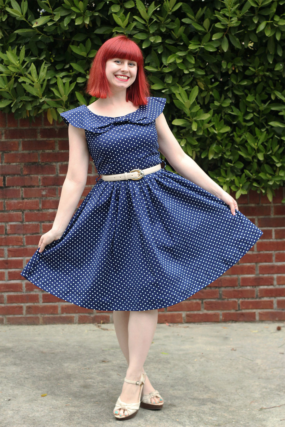 polka dots dress