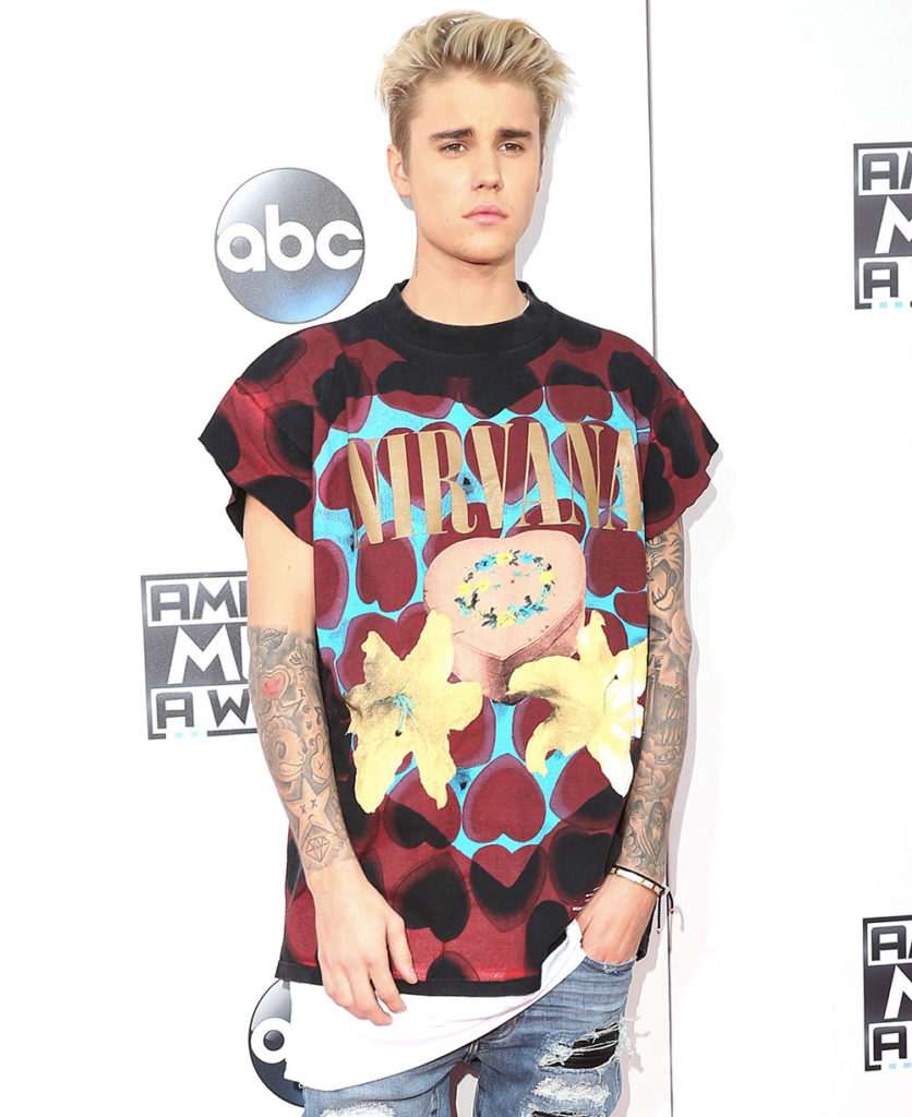 justin bieber band tee