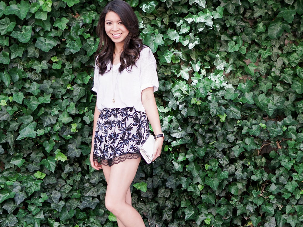 printed shorts outfits