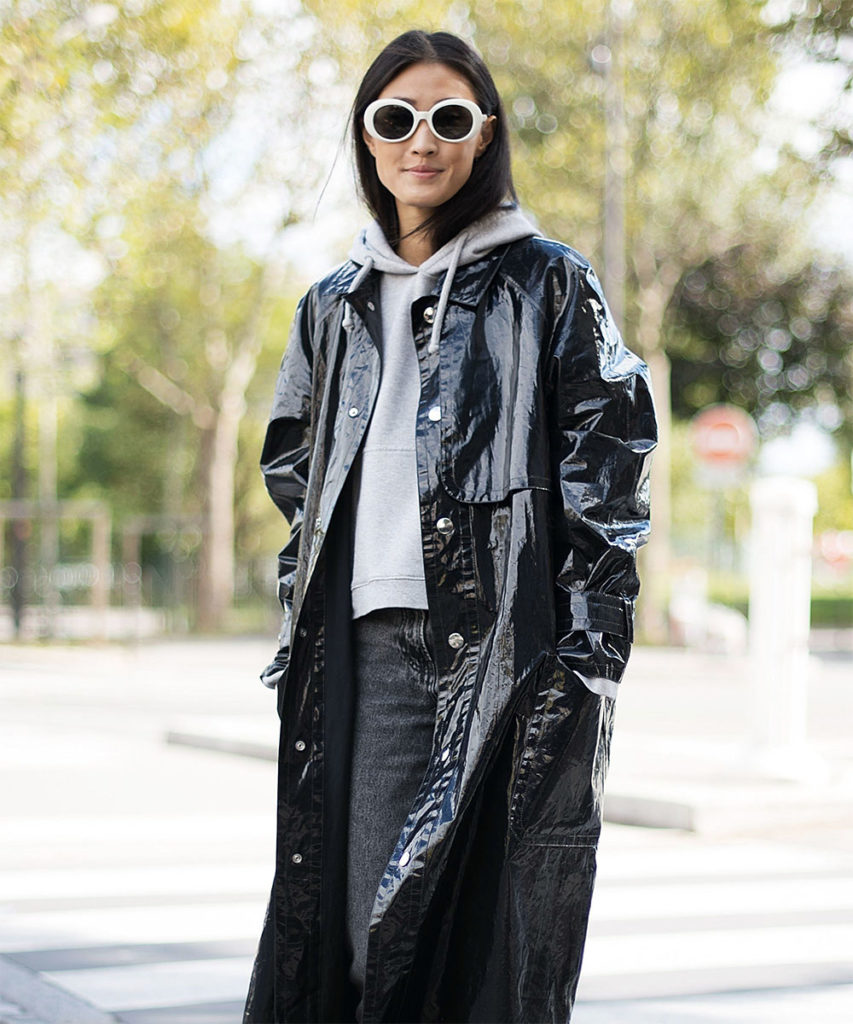 vinyl long jacket