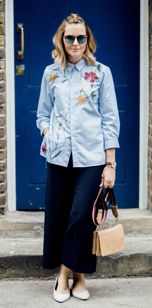 embroidered shirt