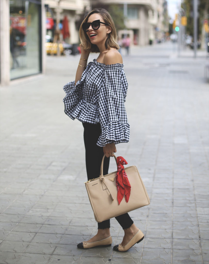 frilly top