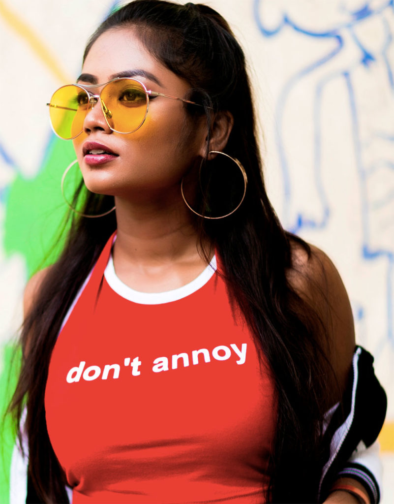 slogan tee