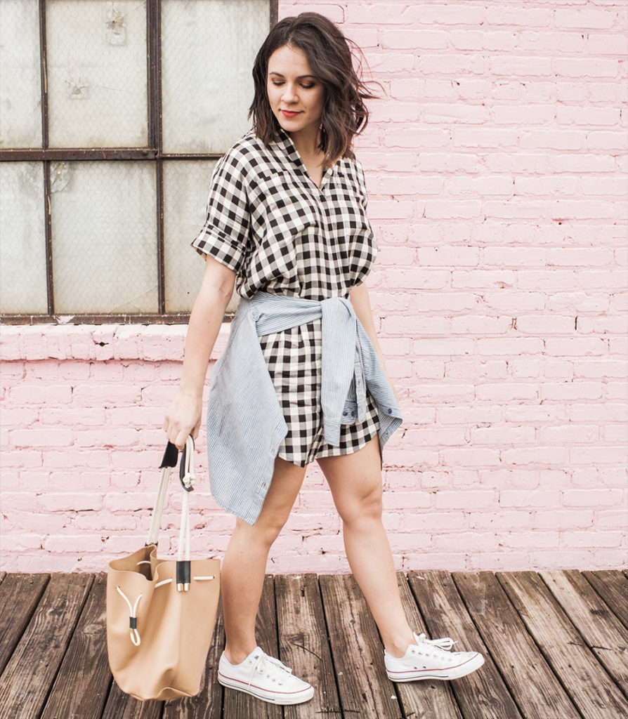 gingham dress