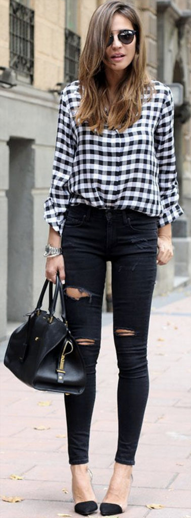 gingham shirt