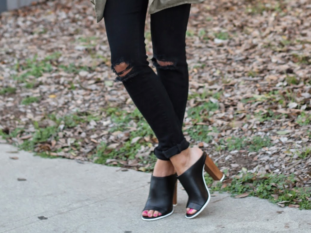 mule shoes outfit ideas