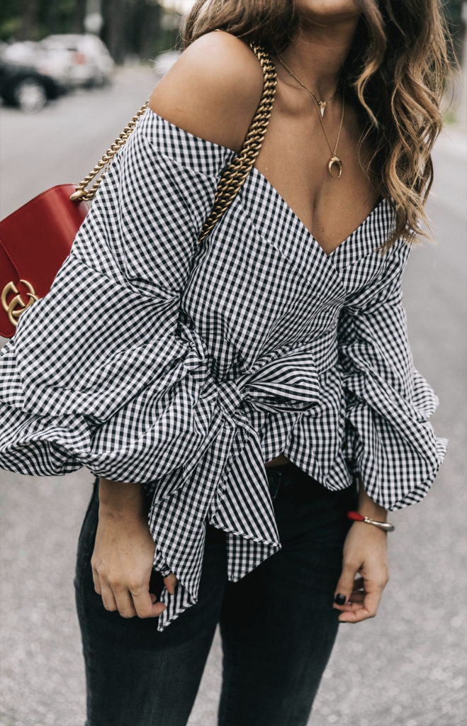 off the shoulder top