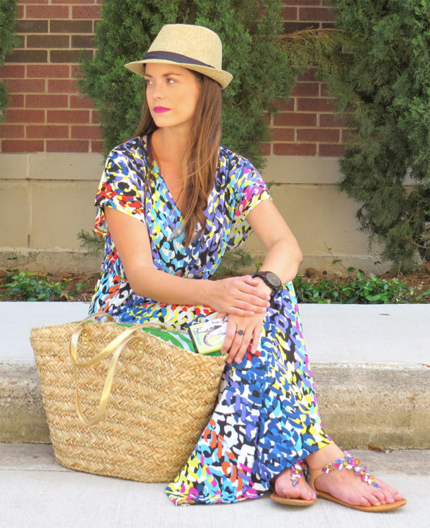 floral dress outfit