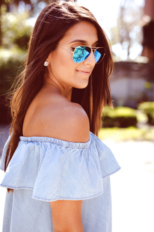 off the shoulder top