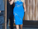 Khloe Kardashian Blue Dress