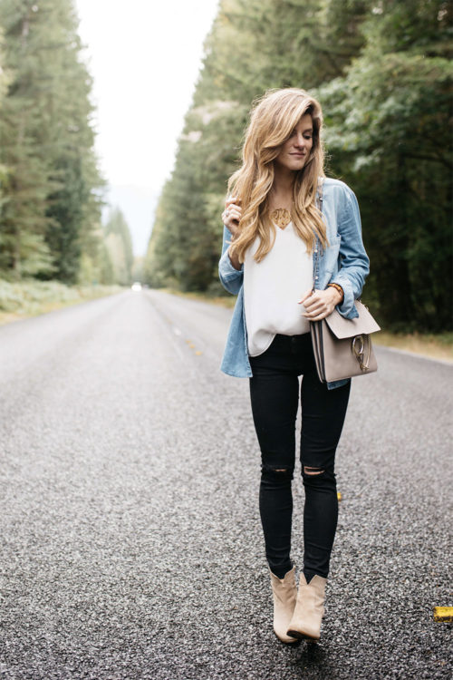 white tank outfit